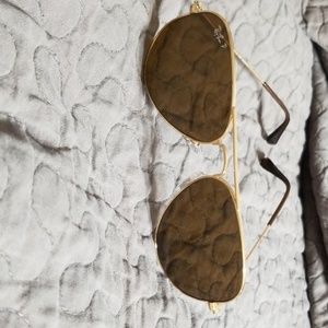 Womens Ray Ban aviator sunglasses